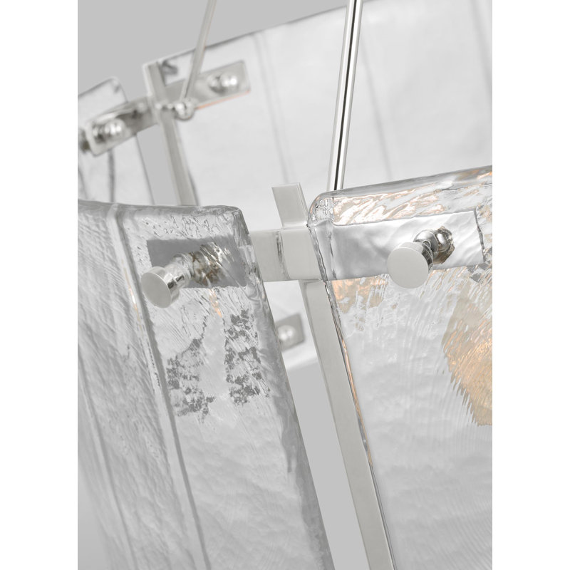 Calvert 4 - Light Chandelier, Polished Nickel
