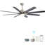 Ventilateur de plafond à profil bas de 66 pouces avec lumières à intensité variable et télécommande intelligente 6 vitesses-1751435686-1751435684