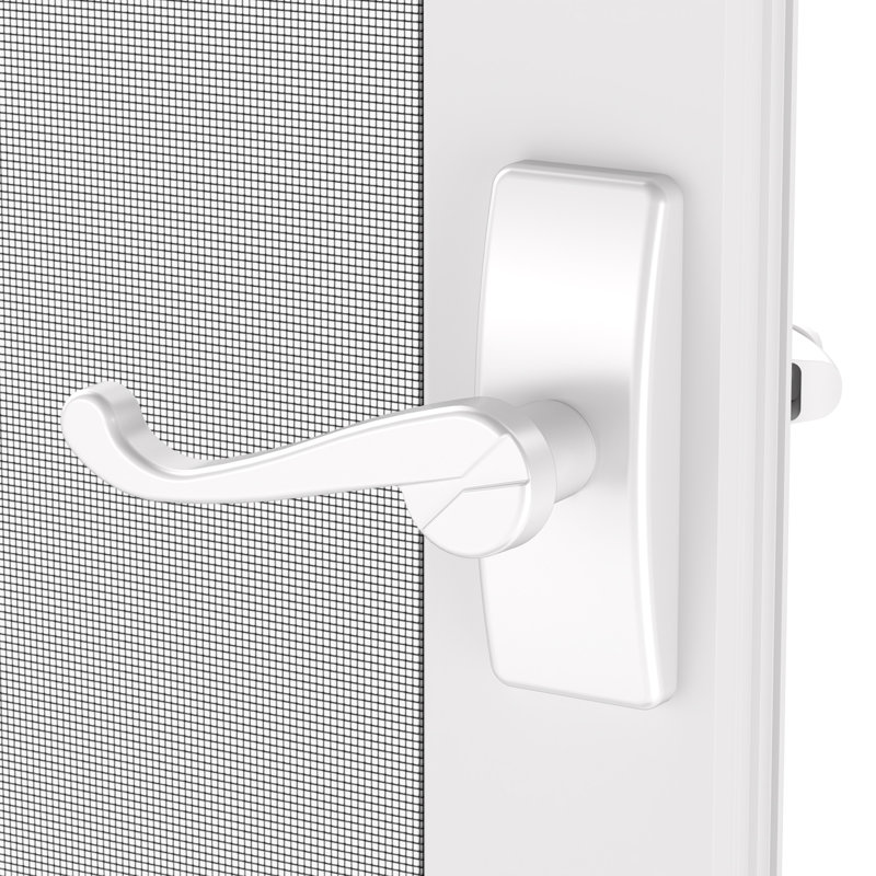 Porte de tempête avec poignée 25 Series Pet Fullview, H 81 po x l 36 po x P 2,25 po, Blanc