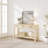 Console Table with 3 Drawers & Open Storage Shelf, 2-Tier Farmhouse Wooden Couch Table Behind Sofa, for Entryway, Living Room, Hallway & Foyer-1860342656