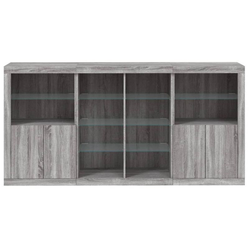 Badhir 202cm Sideboard, Grey Sonoma