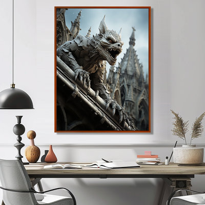 Derrygowan France Notredame Gargoyles - France Canvas Prints