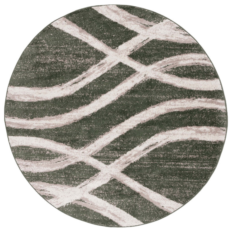 Tapis abstrait Cadon Performance, Rond 6 pi
