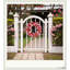 Couronne de Hikma romantique 22 po, cœur rouge tulipe rose base de vigne, décor de foyer mural de porte d'entrée durable, cadeau parfait pour les amoureux