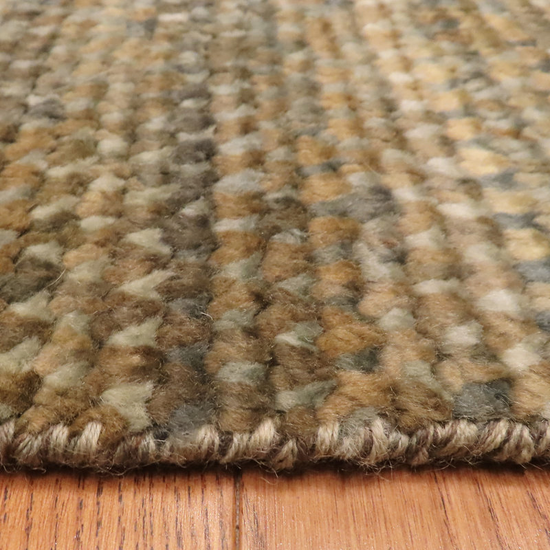 Mystique Hand Knotted Wool Area Rug, Rectangle 4' x 6'