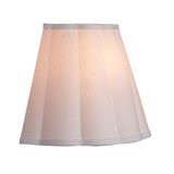 Scalloped 1-Light Wall Sconce, White Linen