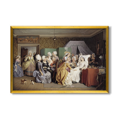 " The Maternity Room (Scene From Holberg's "Barselstuen") " by Wilhelm Marstrand