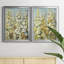 Cluster of Hollyhock I - Ensemble de 2 peintures sur toile encadrées-1554045498-1554045499