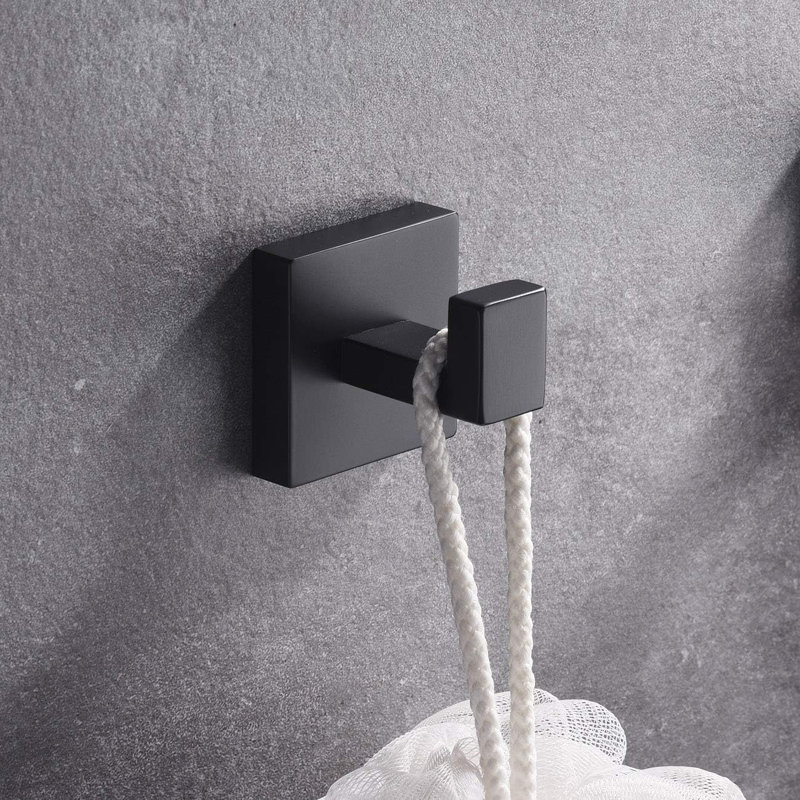 Bathroom Hardware Set, Matte Black