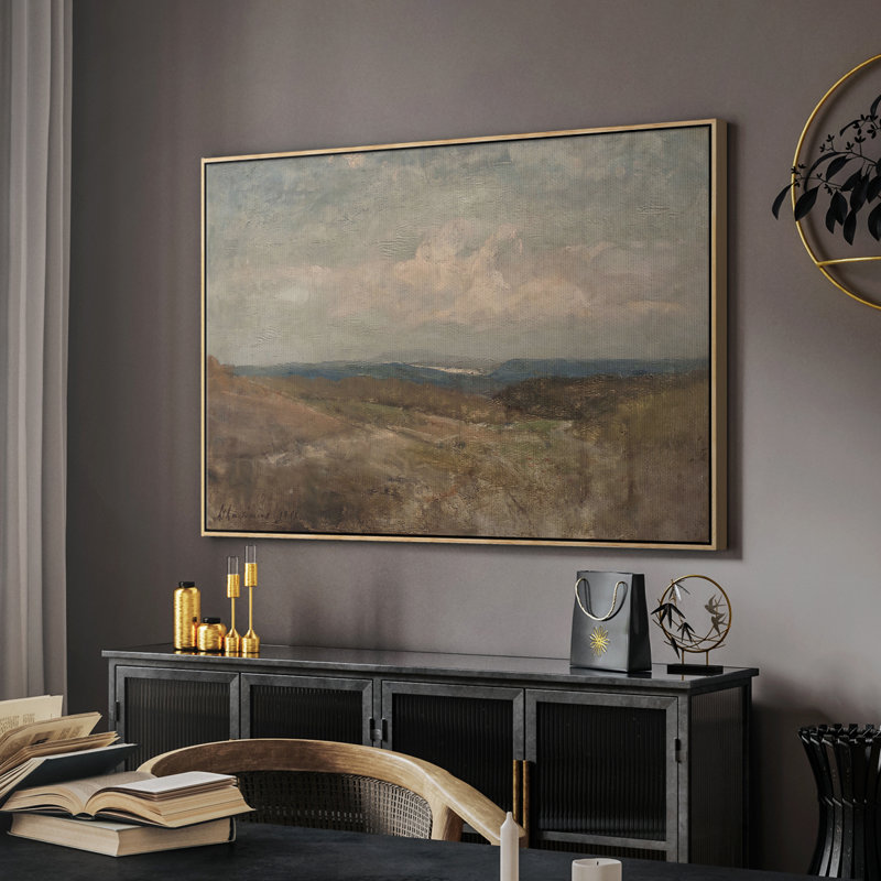 «Vintage Landscape - CDXCVI» sur toile, H 27 po x l 41 po