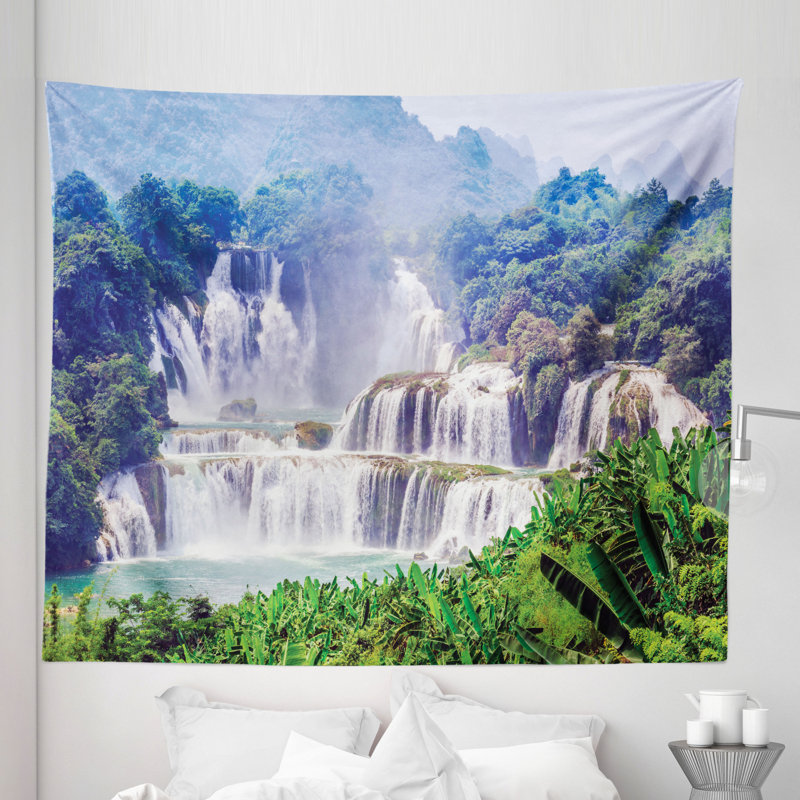 Microfiber Wall Hanging, 264.16cm H x 223.52cm W