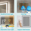 Miroir de salle de bain sans cadre avec rétroéclairage et lumière avant-1487446170-1487446154