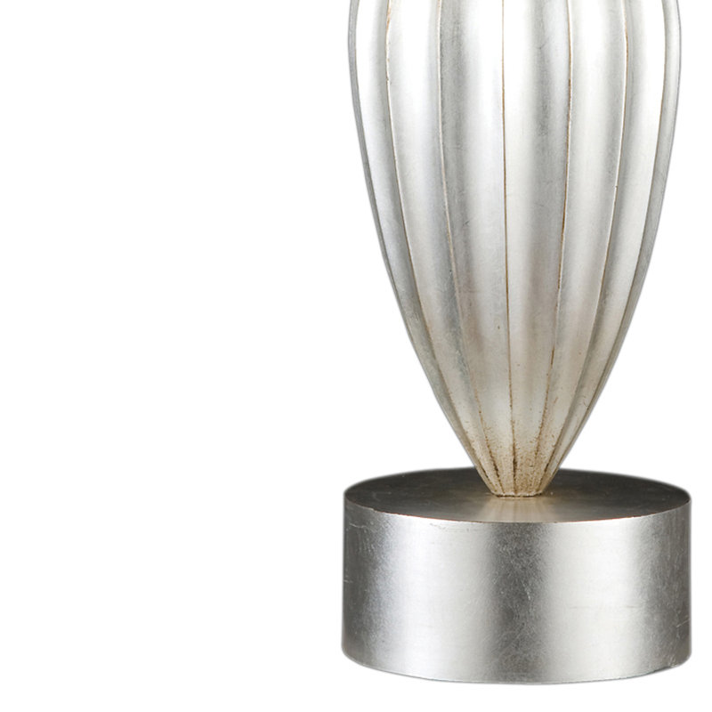 Allegretto Metal Table Lamp, Silver