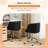 Teddy Fleece Office Chair Swivel Desk Chair With Adjustable Height For Home Office Workspace-2143546977