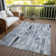Machine Washable Indoor/Outdoor Claudian ACN1630 Blue Rug