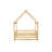 Full House Floor Bed With Roof Frame & Safe Fence Design-2099999607