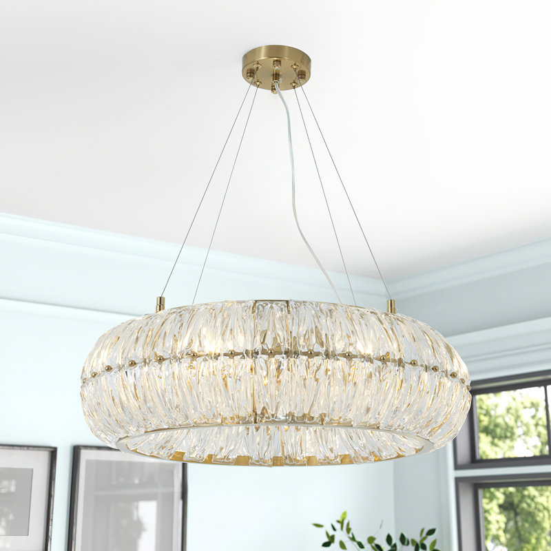 8 - Light Dimmable Crystal Chandelier