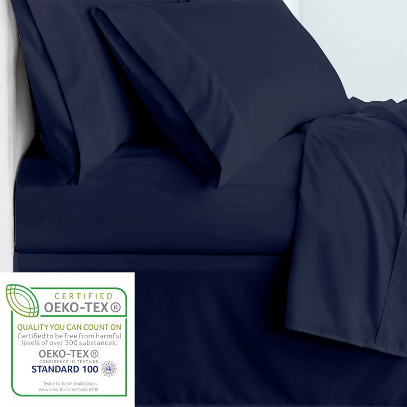 Drap-housse en microfibre Swift Home, Bleu