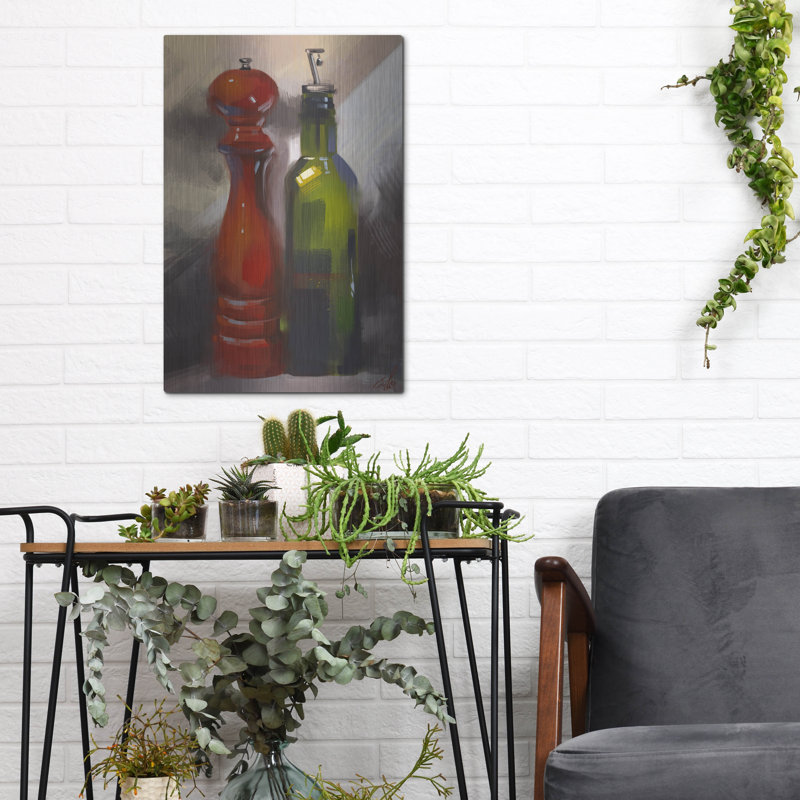  «Peppermill» par Avery Multe, art mural en métal, 12 po x 16 po, H 16 po x l 12 po
