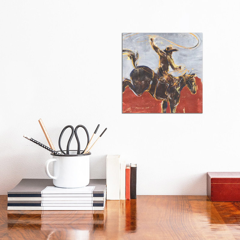 Morning Roundup I by Annie Warren - Wrapped Canvas Print, 30.48 cm H x 30.48 cm W