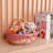 Wicker Willow Picnic Basket with Double Drop-Down Handles