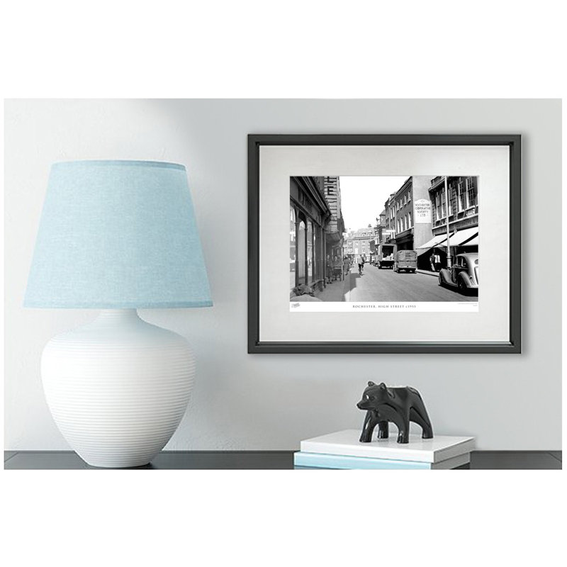 Rochester, High Street C1955 by Francis Frith - Single Picture Frame Print, 60cm H x 80cm W x 2.3cm D