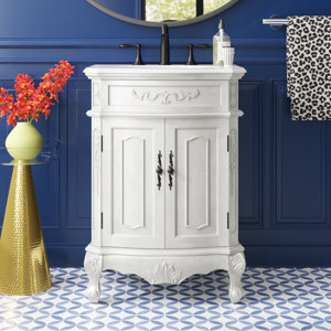 lunette 24" single bathroom vanity set