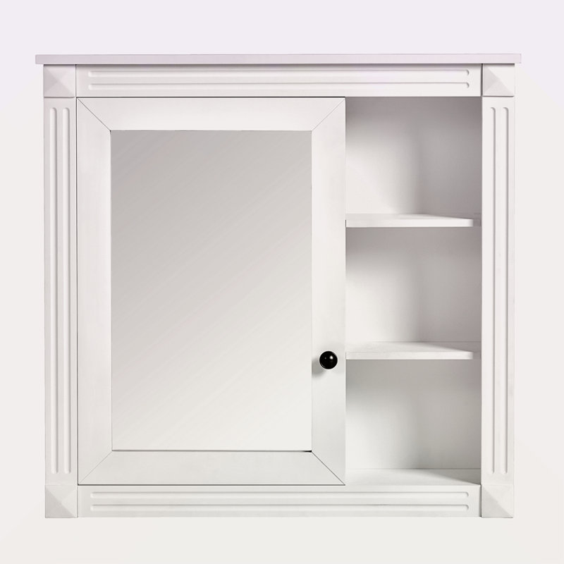 Armoire de rangement de salle de bain avec miroir, armoire de miroir murale avec rangement, armoire de rangement de salle de bain pour la maison