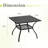 Square Outdoor Dining Table for 4 People-1432556510