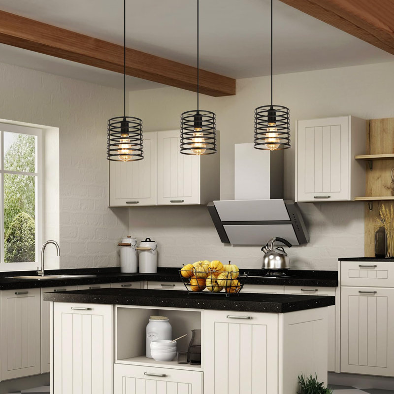 Tylah 1 - Light Matte Black LED Single Pendant