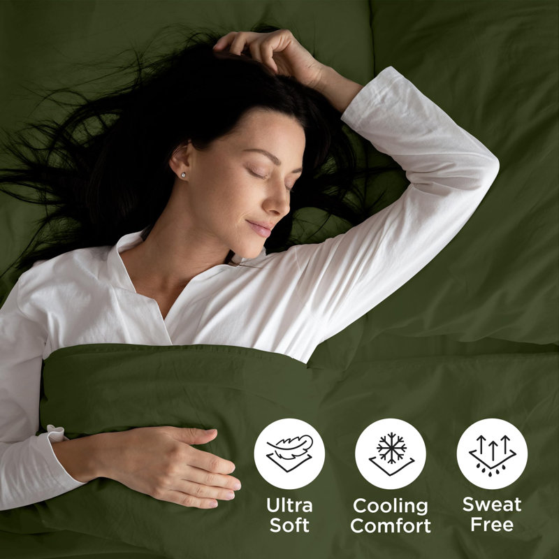 Royale Linens 3 Piece Twin XL Sheets Set - Soft Brushed 1800 Microfiber Bedding - 1 Fitted, 1 Flat Sheet, 1 Pillow case - Wrinkle Free & Fade Resistant - Hotel Luxury Bed Sheets
