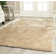 Assar Striped Handmade Tufted Area Rug in Champagne