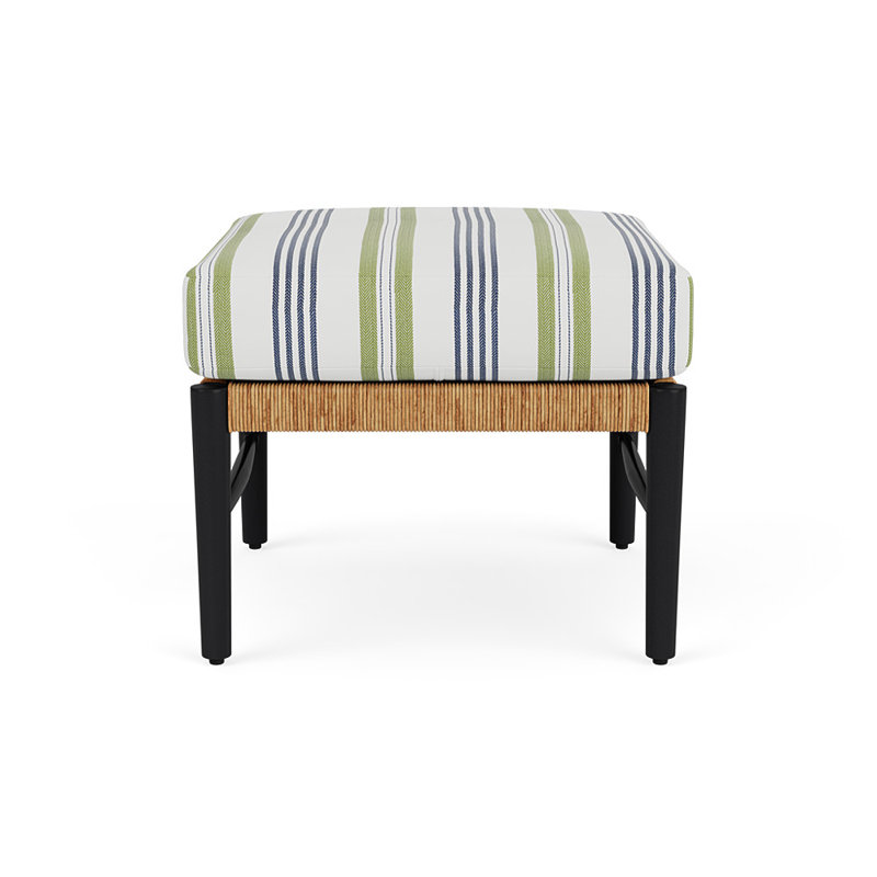 Galloway Outdoor Ottoman, Berkely Hall Green