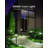 Matte Black Low Voltage Solar Powered Integrated LED Pathway Light Pack