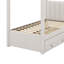 Lit plateforme simple à baldaquin avec lit gigogne et tiroirs-746241118