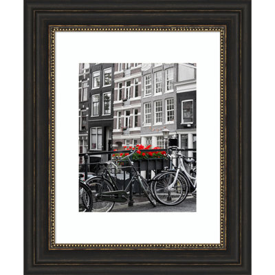 Meg Bronze Wood Picture Frame with Mat