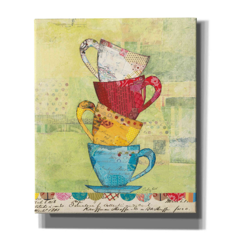 «Come for Coffee» par Courtney Prahl, estampe numérique sur toile, H 24 po x l 20 po x P 0,75 po