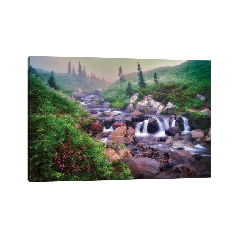 Edith Creek by Dennis Frates - Print on Canvas, Wrapped Canvas, 66.04cm H x 101.6cm W x 1.91cm D