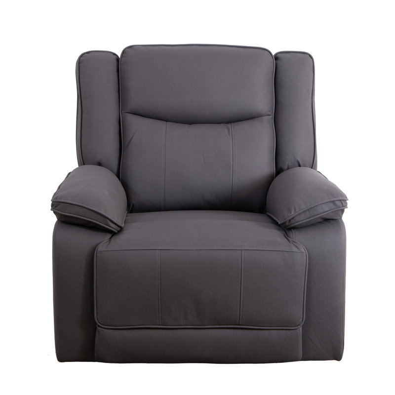 Maplewood Milan Manual Recliner Armchair - Mocha, 102" H x 100" W x 95" D, Does Not Apply, Power