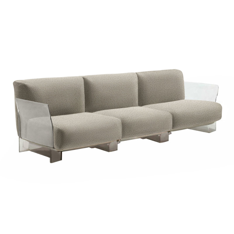 Siège tandem en tissu 95,25 po Pop, Jeans