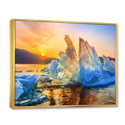 «Mini Iceberg» de l'Alaska sur toile