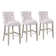 Amahri Upholstered Counter Stool with Solid Wood Frame