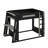 Wooden Gaming Bunk Bed With Built-In Desk, LED Lights, USB Port, And 2 Storage Shelves-121605893-121605897