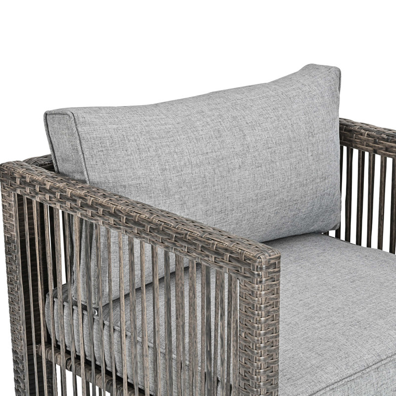 Chaise longue de patio avec coussins Avebury