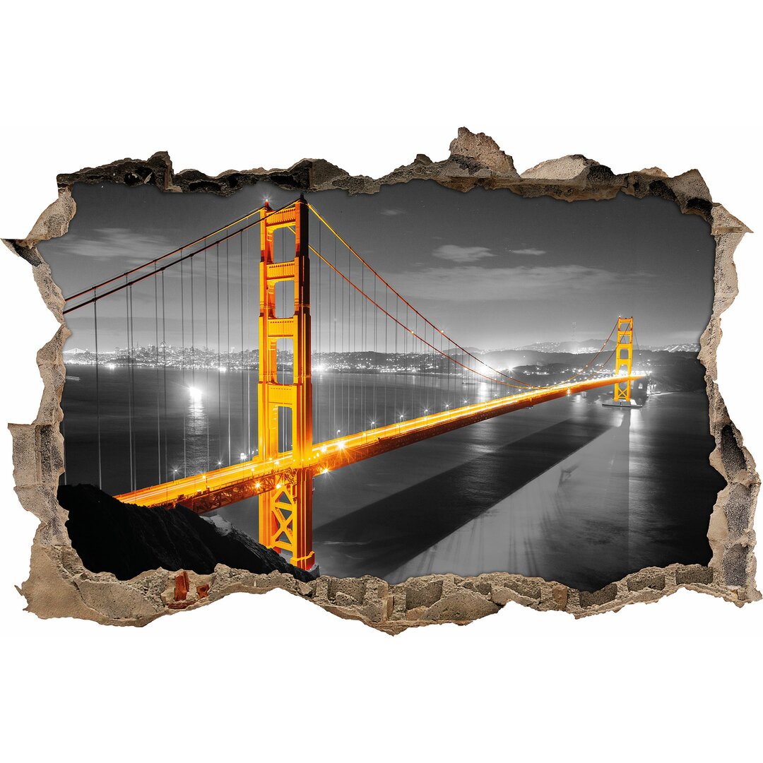 Wandtattoo Riesige Golden Gate Bridge