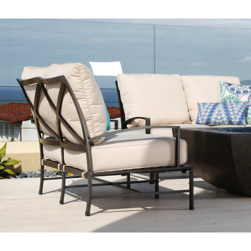 La Jolla Outdoor 2 - Seat Loveseat, Spectrum Carbon Sunbrella®