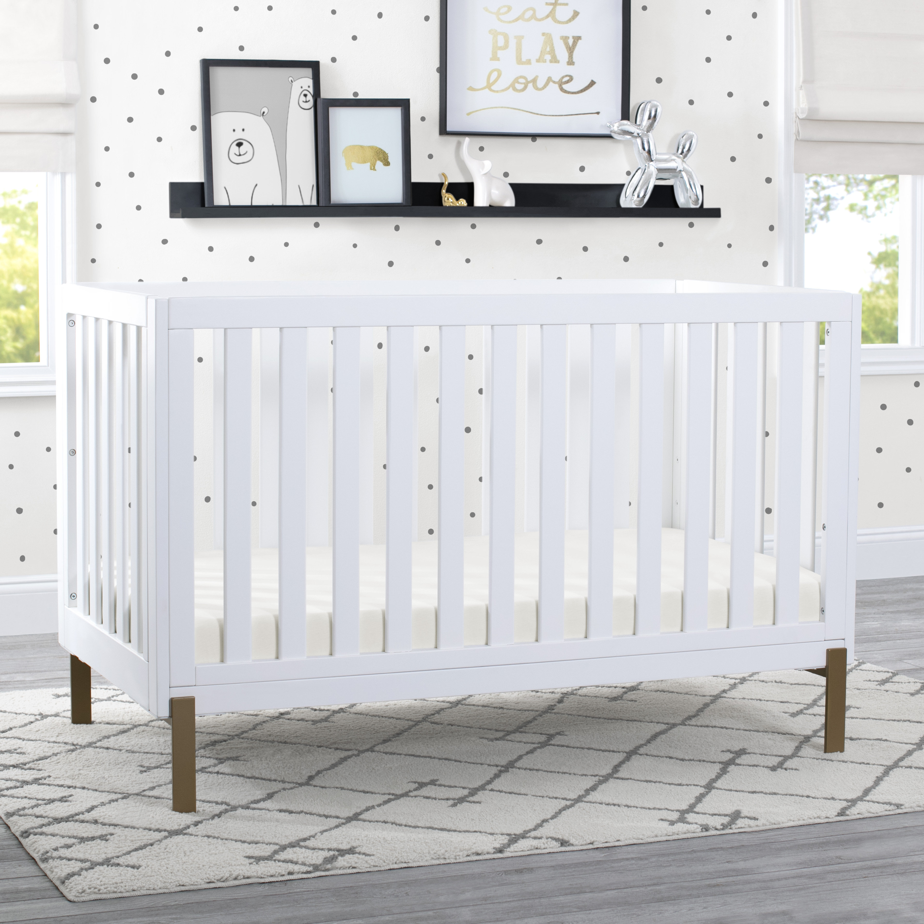 Delta Children Delta Hendrix 4in1 Convertible Crib & Reviews Wayfair