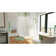 DreamLine DreamStone 36 in. D x 36 in. W Base and Wall Kit in White Modern Subway Pattern