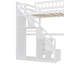 Lit mezzanine avec deux commodes, bureau et bande lumineuse-285846155-285846152