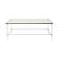 Ultra-Modern Tempered Glass and Acrylic Coffee Table